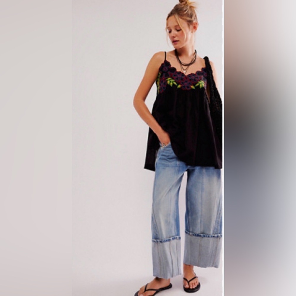Free People Flower Patch Fields Tunic. Size See Measurements